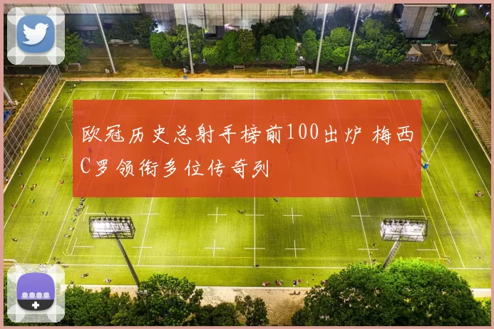 欧冠历史总射手榜前100出炉 梅西C罗领衔多位传奇列