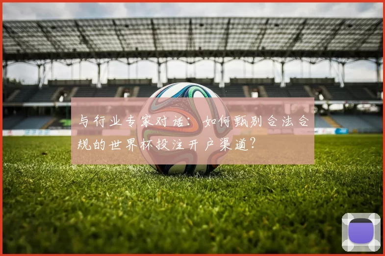 与行业专家对话:如何甄别合法合规的世界杯投注开户渠道?